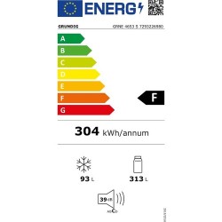 Grundig GRNE 4653 S 406 lt. Net Hacim Duo No Frost Buzdolabı