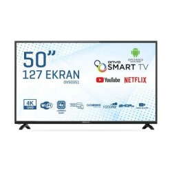 Onvo OV50351 50" 127 Ekran Uydu Alıcılı 4K Ultra HD Android Smart LED TV