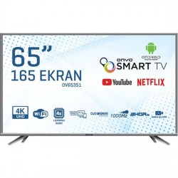 Onvo OV65351 65" 165 Ekran Uydu Alıcılı 4K Ultra HD Android Smart LED TV