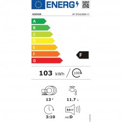 Hoover HF 3F54L0NW-17 5 Programlı NFC Bağlantılı Bulaşık Makinesi Hoover HF 3F54L0NW-17 5 Programlı NFC Bağlantılı Bulaşık Makinesi